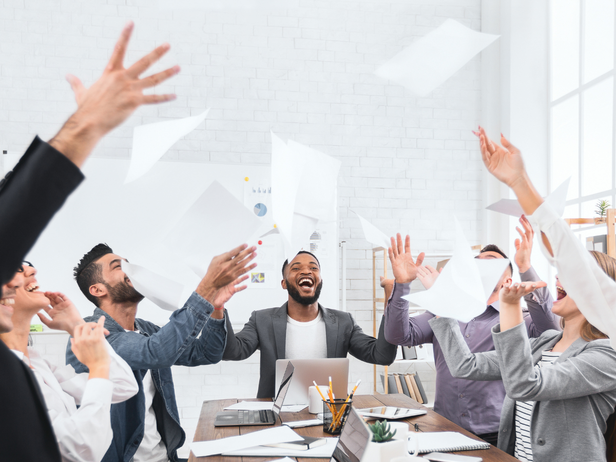 Office success and teamwork